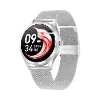 Actyve Smartwatch Dames - Stappenteller - Slaapmonitor - Zilver