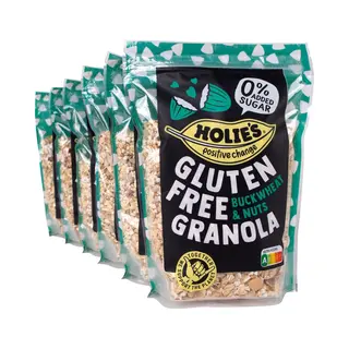 Holie's Glutenvrije Granola Buckwheat & Nuts 330gr - Ontbijtgranen - Suikervrij - Gezond - Vegan