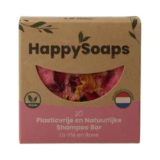 HappySoaps Shampoo Bar La Vie En Rose 70 Gr