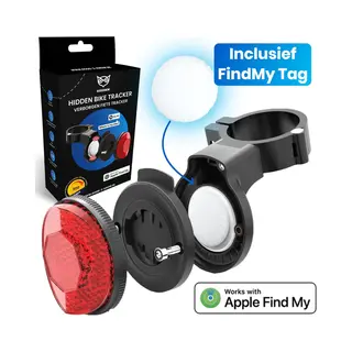 Good 2 Know Good2know Gps Tracker Fiets Met FindMy Tracker – Inclusief Tag – Fiets Tracker – Fiets Gps – Geschikt Voor Apple – Verborgen Als