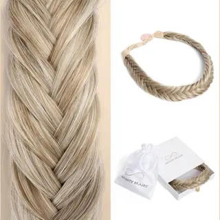 Infinity Braids - Jolie Fishtail Braid - Haarband - Haarband Dames - Haarbanden - Haarband Meisje - Jolie Satin Caramel