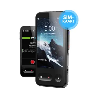 Membeli Muama Enence - Vertaalcomputer - Offline Vertaling - 4 Inch Touchscreen - 135+ Talen - Zwart