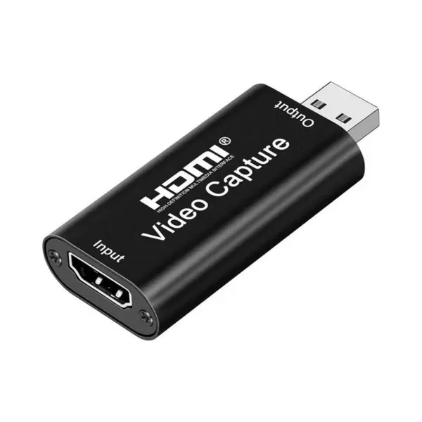 EarKings Hdmi Zu Usb Adapter - Video Capture - Geeignet Für PlayStation, Xbox, Nintendo, Windows, Mac - Schwarz thumbnail