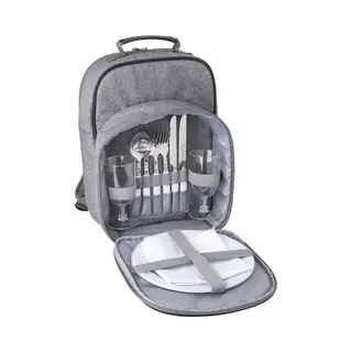Lupine Picknickrugzak Voor 2 Personen – Met Servies & Koelvak – 15L – Compact & Lichtgewicht – Ideaal Voor Dagje Uit