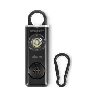 Kimo Direct Persoonlijk Alarm - Met Karabijnhaak - Alarm Sleutelhanger - Zelfverdediging - 130dB - Zwart