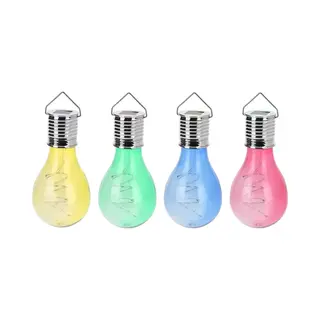 Solar Hang Lampenbolletje - Roze - Tuinverlichting Op Zonne-energie - 15 Cm