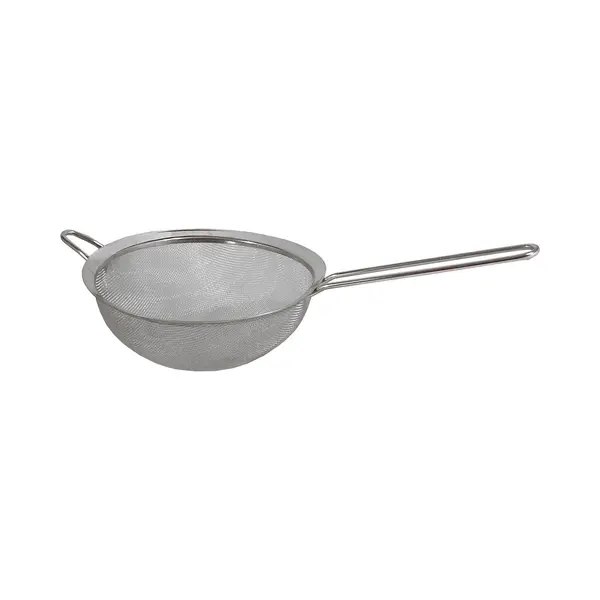 Rvs Keuken Vergiet / Bol Zeef - Met Handvat - Dia 20 Cm - Keukengerei - Met Draaggreep - Koken - 37 Cm Lang thumbnail