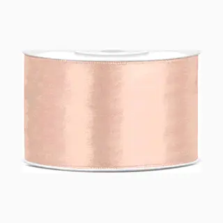 Hobby Sierlint Satijn - Zalm Rose - 25 Meter - Cadeaulint - Satijnlint/sierlinten - Decoratie - Inpakken