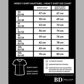 B&C Rood Basic T-shirt Met Ronde Hals Voor Heren - Katoen - 145 Grams - Rode Shirts / Kleding M