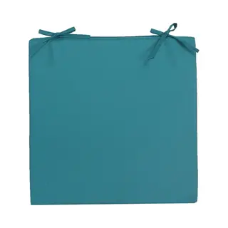Anna's Collection Stoelkussen - Blauw - Binnen En Buiten - 40 X 40 Cm - Tuinstoelkussen