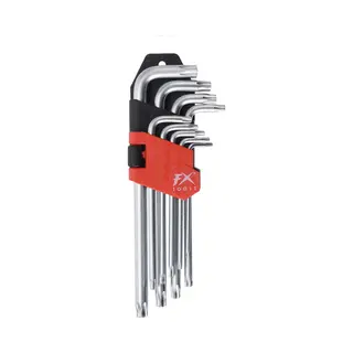 Torx Sleutelset / Torx Schroevendraaierset - Met Opbergband - 9-delig