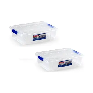 Plasticforte Opbergbox Met Deksel - 8x - 0, 5 Liter - Transparant - Kunststof - Opbergkist