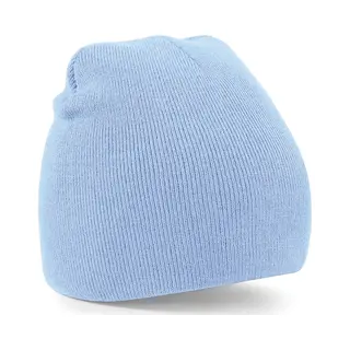 Beechfield Beanie Wintermuts - Lichtblauw - Warme Gebreide Muts - Volwassenen - 100% Polyacryl