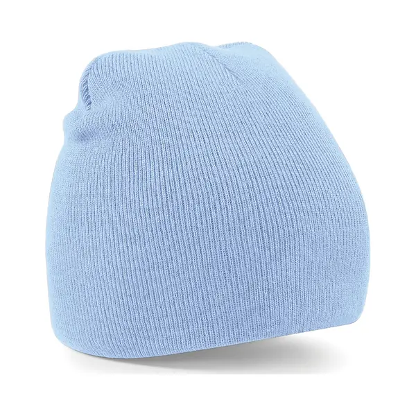 Beechfield Beanie Wintermuts - Lichtblauw - Warme Gebreide Muts - Volwassenen - 100% Polyacryl thumbnail