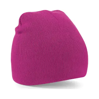 Beechfield Warme Gebreide Beanie Wintermuts In Het Fuchsia Roze Voor Volwassenen - Damesmutsen / Herenmutsen - 100% Polyacryl - Basic Line
