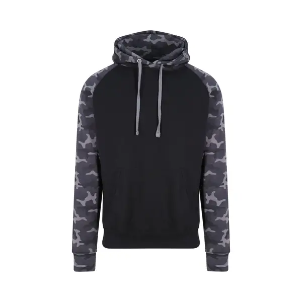 Fruit of the Loom Just Hoods Capuchon Sweater Camouflage/black Voor Heren - Classic Hooded Sweat - Hoodie - Heren Kleding L thumbnail