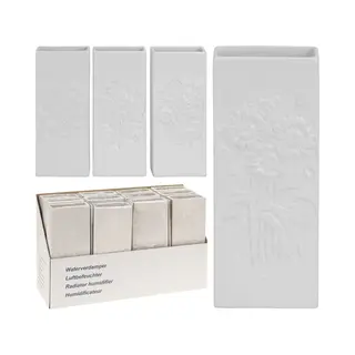 Radiator Bak Luchtbevochtigers / Waterverdampers - 4x - Dolomiet - Bloemen Print - 20 Cm