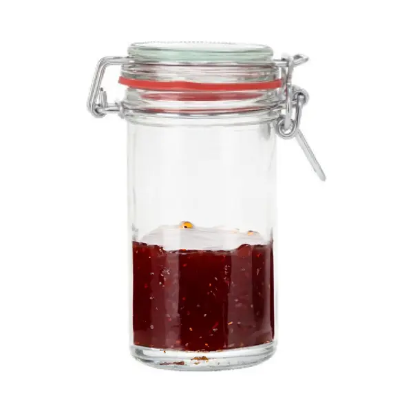 Weckpot/inmaakpot - Glas - 250 Ml - Met Beugelsluiting - Transparant thumbnail