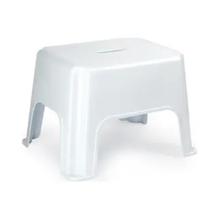 Plasticforte Keukenkrukje/opstapje - 40 X 30 X 28 Cm - Wit - Keuken/badkamer Verhoger - Max 150 Kilo