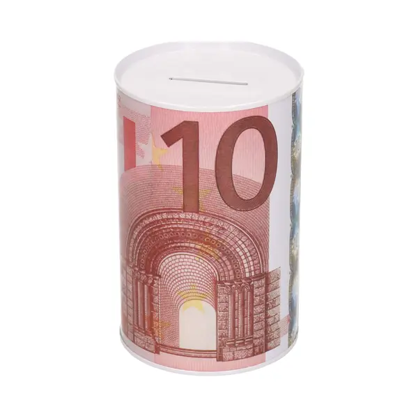 Johntoy Spaarpot - 10 Euro Biljet - 8 X 15 Cm - Blikken Spaarpotten thumbnail