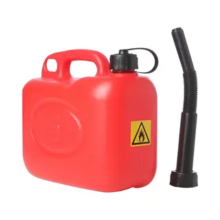 Jerrycan - 5 Liter - Benzinetank - Rood - Diesel En Benzine - Brandstof Jerrycans