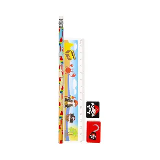Duckiez Tekenset/tekenset Piraat 4-delig Voor Kids - Tekenpotloden Set Piraat Voor Kinderen