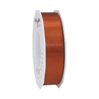 Cadeaulint Satijn - 2.5 Cm X 25 Meter - Koperkleurig - Cadeaus Inpakken - Sierlint