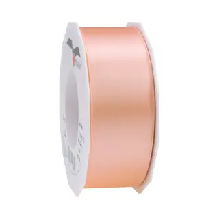 Cadeaulint Satijn - 4 Cm X 25 Meter - Zalmroze - Cadeaus Inpakken - Sierlint