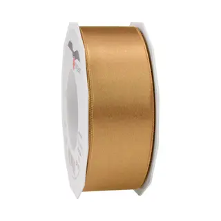 Cadeaulint Satijn - 4 Cm X 25 Meter - Brons - Cadeaus Inpakken - Sierlint