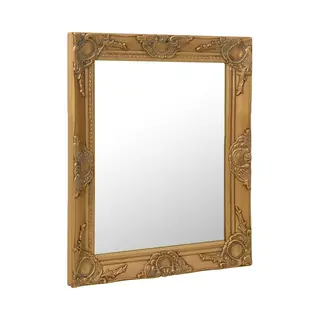 Wall Mirror Baroque Style 50x60 Cm Gold Vidaxl