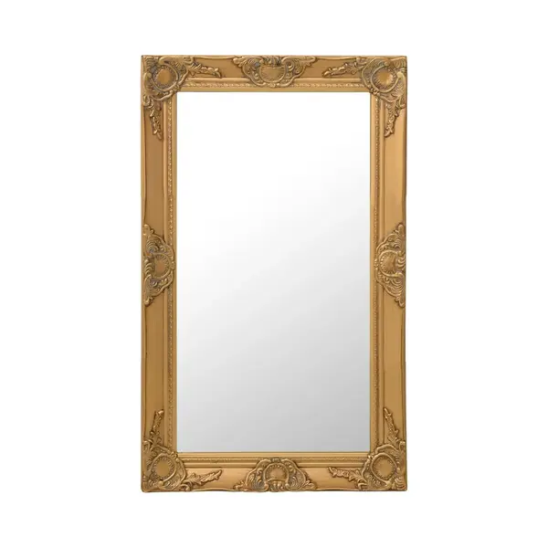 VidaXL Wandspiegel Im Barock-Stil 50 X 80 Cm Golden thumbnail