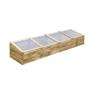 VidaXL Kweekkassen 2 St 200x50x35 Cm Geïmpregneerd Grenenhout