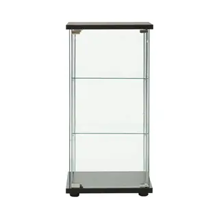 Vitrinenschrank Hartglas Schwarz - Vidaxl