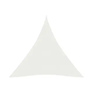 VidaXL - Zonnezeil - 160 - G/m² - 3x4x4 - M - Hdpe - Wit