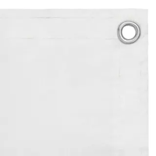 Balkon-sichtschutz Weiß 90x400 Cm Oxford-gewebe Vidaxl