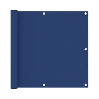 VidaXL Balkon-Sichtschutz Blau 90x400 Cm Oxford-Gewebe