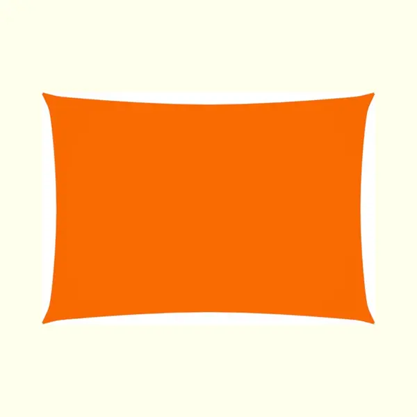 Sonnensegel Oxford-gewebe Rechteckig 2x3, 5 M Orange Vidaxl thumbnail