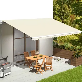 VidaXL Markisenbespannung Creme 6x3, 5 M