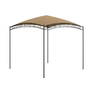 Pavillon 3x3x2, 65 M Taupe 180 G/m² - Vidaxl