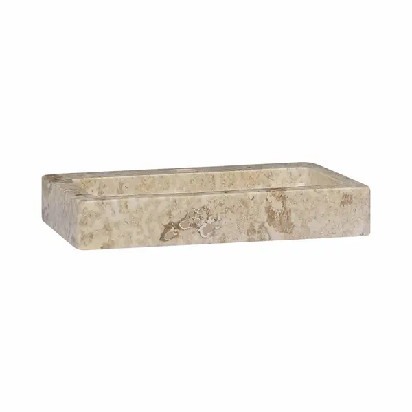 VidaXL Wandwaschbecken Creme 38x24x6, 5 Cm Marmor thumbnail