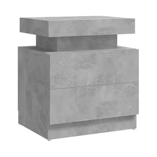 VidaXL 326853 nachtkastje en tafeltje voor naast het bed Betonkleur