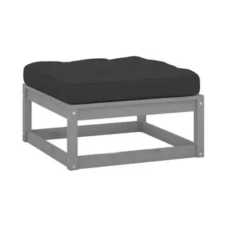 VidaXL 805727 Gartenbank Holz, Stoff, Polyester