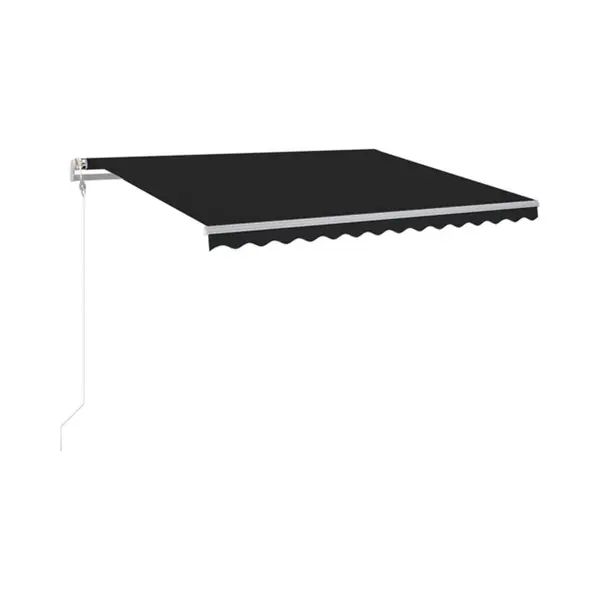 VidaXL Automatische Markise Mit Led & Windsensor 450x300 Cm Anthrazit thumbnail