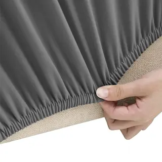 VidaXL Stretch Sofahusse 3-Sitzer Anthrazit Polyester-Jersey