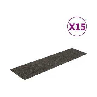 VidaXL Stufenmatten Selbstklebend 15 Stk. 76x20 Cm Anthrazit Rechteckig