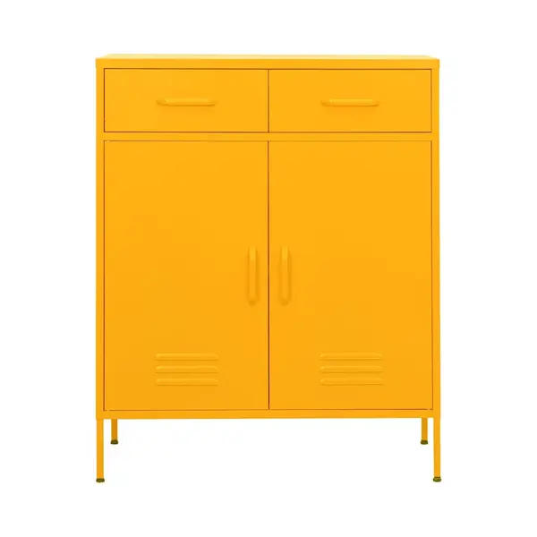 Lagerschrank Senfgelb 80x35x101, 5 Cm Stahl - Vidaxl thumbnail