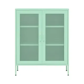 VidaXL Lagerschrank Minzgrün 80x35x101, 5 Cm Stahl