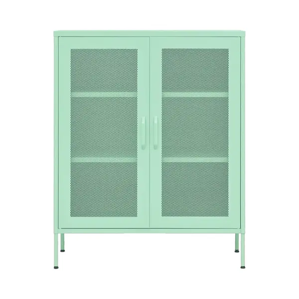 VidaXL Lagerschrank Minzgrün 80x35x101, 5 Cm Stahl thumbnail