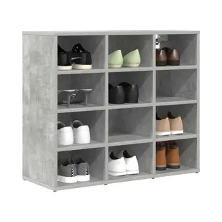 VidaXL Schuhschrank Betongrau 77, 5 X 30 X 67 Cm Holzwerkstoff