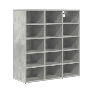 Vidaxl - Schuhschrank Betongrau 77, 5 X 30 X 83, 5 Cm Holzwerkstoff